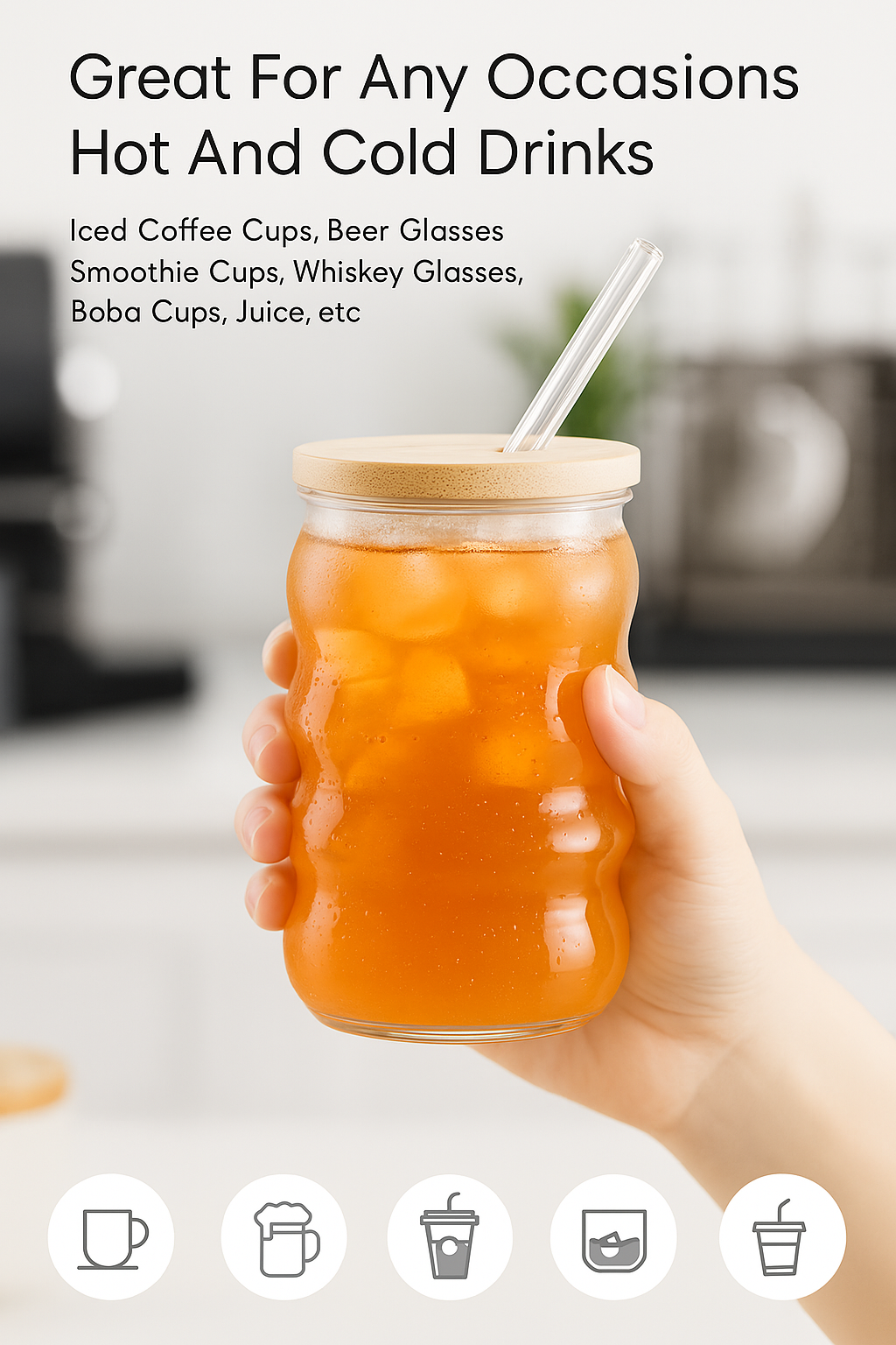 Simple Bubble Glass Sipper