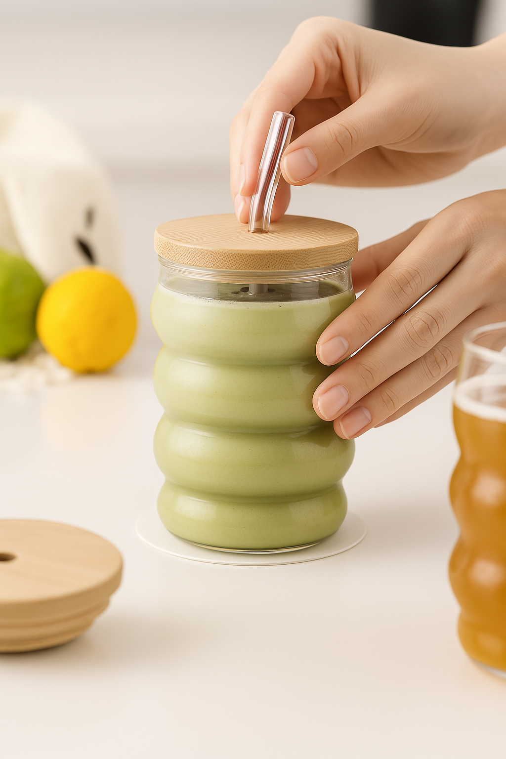 Simple Bubble Glass Sipper